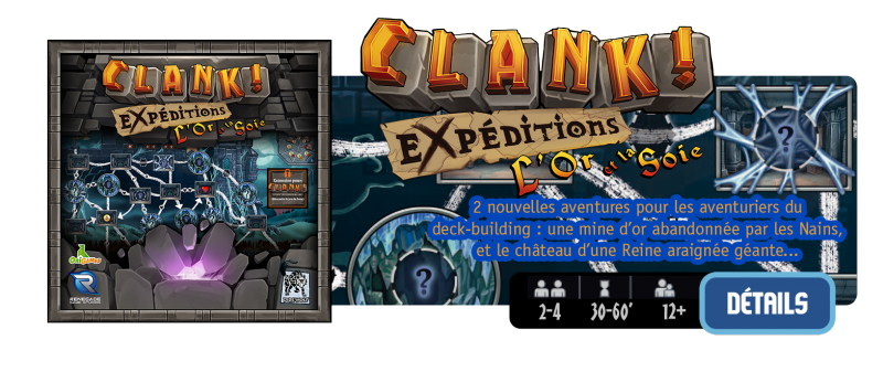 Clank! Expéditions. L’Or et la Soie.